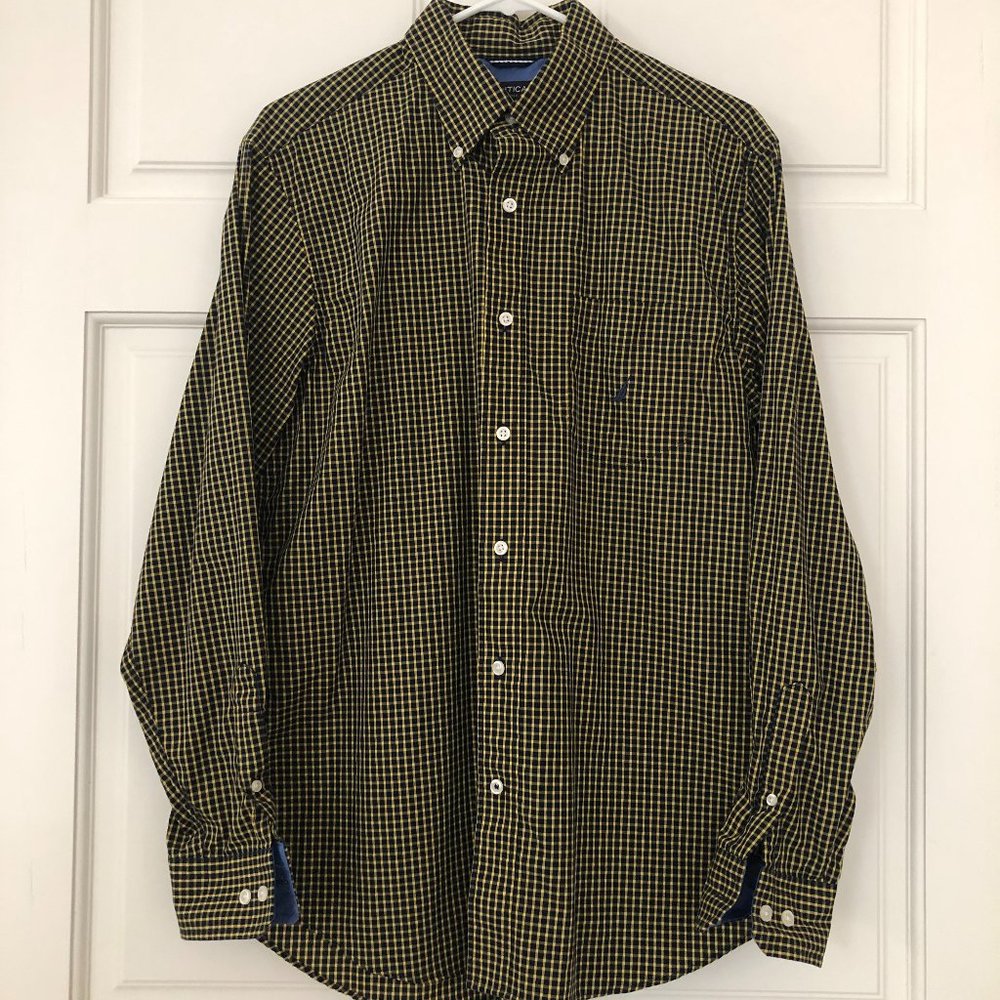 Nautica Plaid Button Down | Sz M